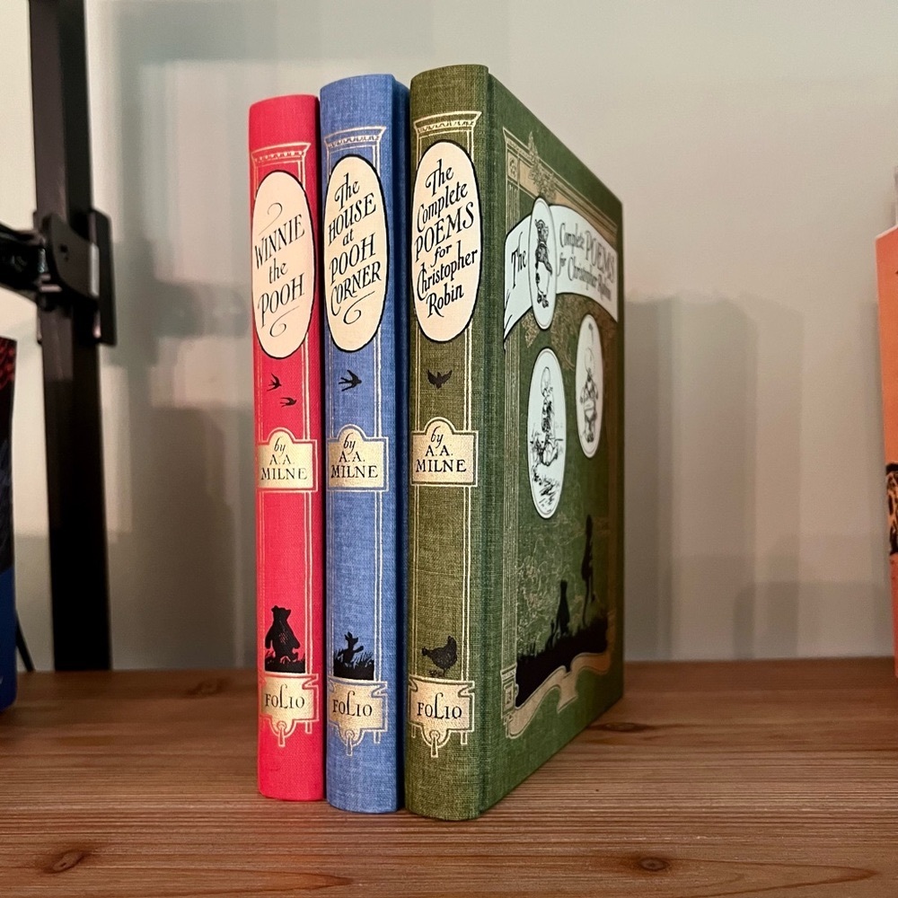 The Complete Winnie the Pooh 3 book set from the Folio Society